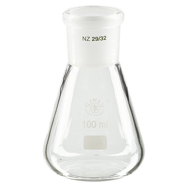 Erlenmeyer 100ml com junta esmerilada standard (29/32)