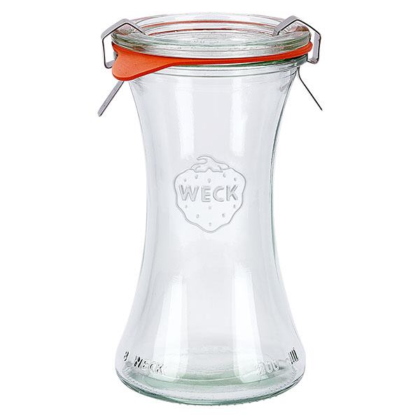 Frasco de charcutaria de 200ml completo WECK RR60