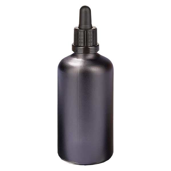 Frasco pipeta de 100ml com fecho inviolável BlackL. UT18/100 Frasco pipeta de 100ml com fecho inviolável BlackL. UT18/100