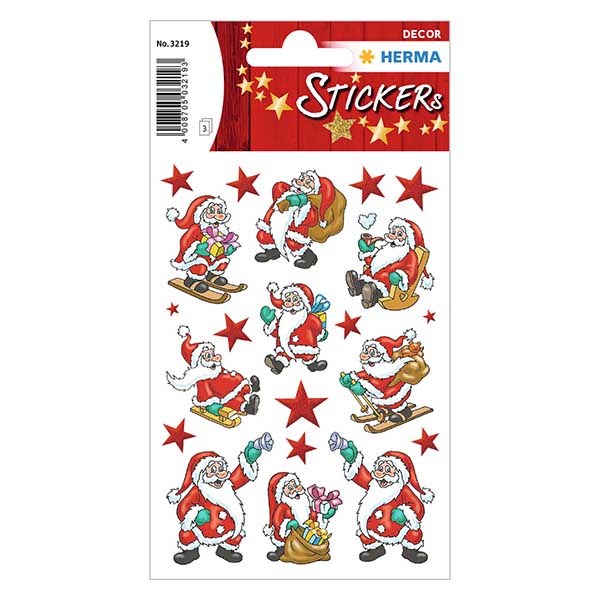 Autocolante "Pai Natal 1" (63 autocolantes) Autocolante "Pai Natal 1" (63 autocolantes)