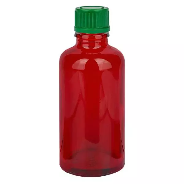 Frasco de 50 ml com tampa de rosca de 11 mm verde standard RedLine UT18/50