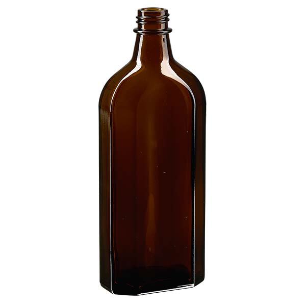 Frasco Meplat de 250 ml castanho DIN22 Frasco Meplat de 250 ml castanho DIN22