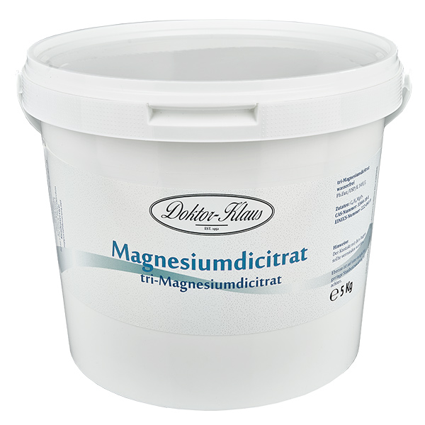 Dicitrato de tri-magnésio (anidro) 5kg Doktor-Klaus Dicitrato de tri-magnésio (anidro) 5kg Doktor-Klaus