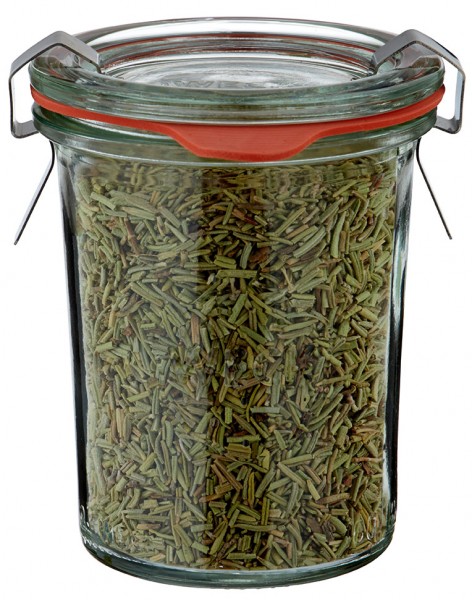 Ideia para um frasco de especiarias: Mini frasco de vidro WECK 140ml