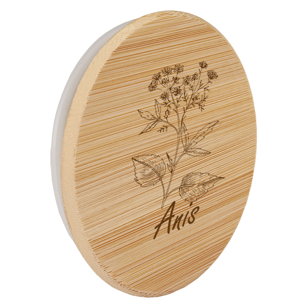 Cobertura em madeira "Anis" para WECK RR60 Cobertura em madeira "Anis" para WECK RR60
