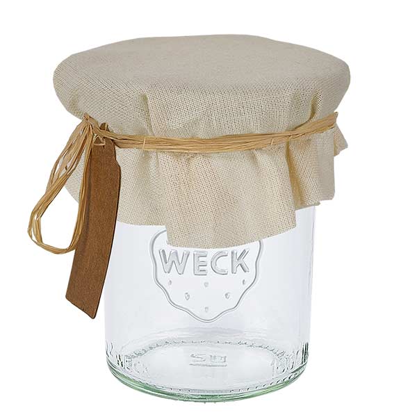 Pano para jóias em tecido creme ø13cm redondo