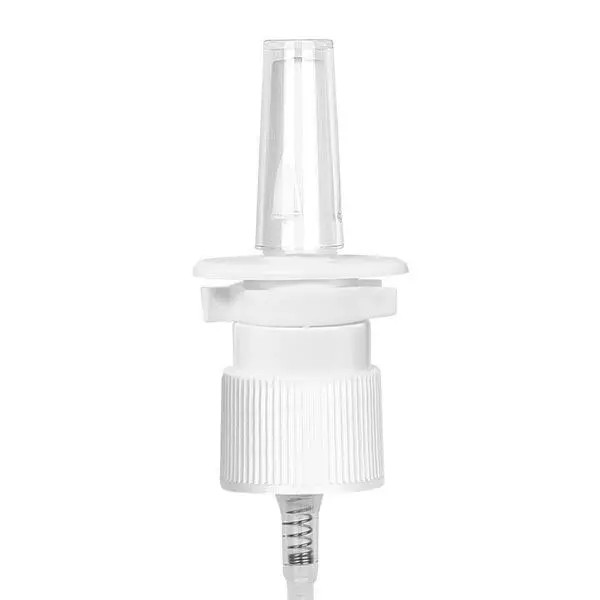 Atomizador de nariz branco incl tampa 18mm
