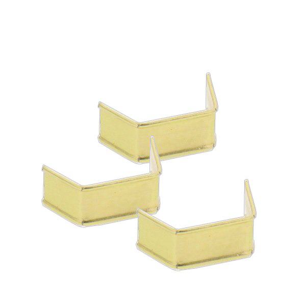 U-clip de fita adesiva dourada (embalagem de 100) 33mm U-clip de fita adesiva dourada (embalagem de 100) 33mm