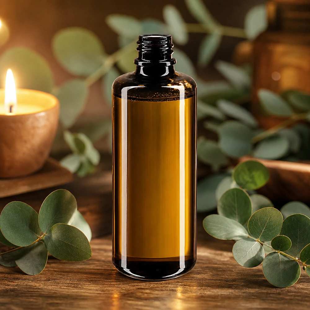 Elegante frasco conta-gotas de vidro violeta Orion de 100 ml com design elegante para óleos essenciais e tinturas