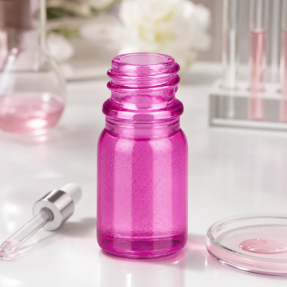 Frasco pequeno de farmácia de 5 ml PurpleLine UT18/5 UNiTWIST para cosméticos e aromaterapia
