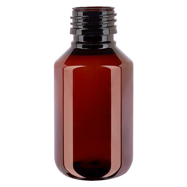 Frasco PET 100ml PP28 sem tampa