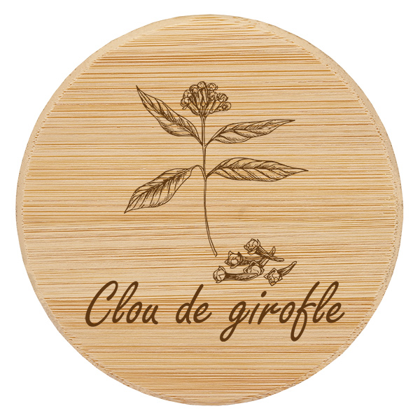Boina em madeira "clou de girofle" para WECK RR60