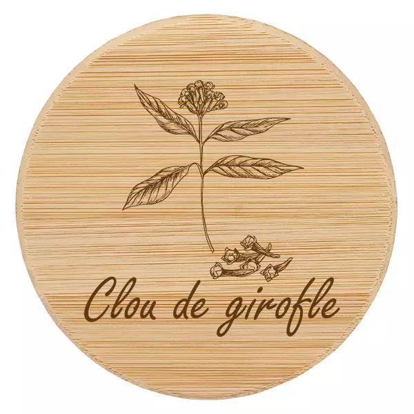 Boina em madeira "clou de girofle" para WECK RR60 Boina em madeira "clou de girofle" para WECK RR60