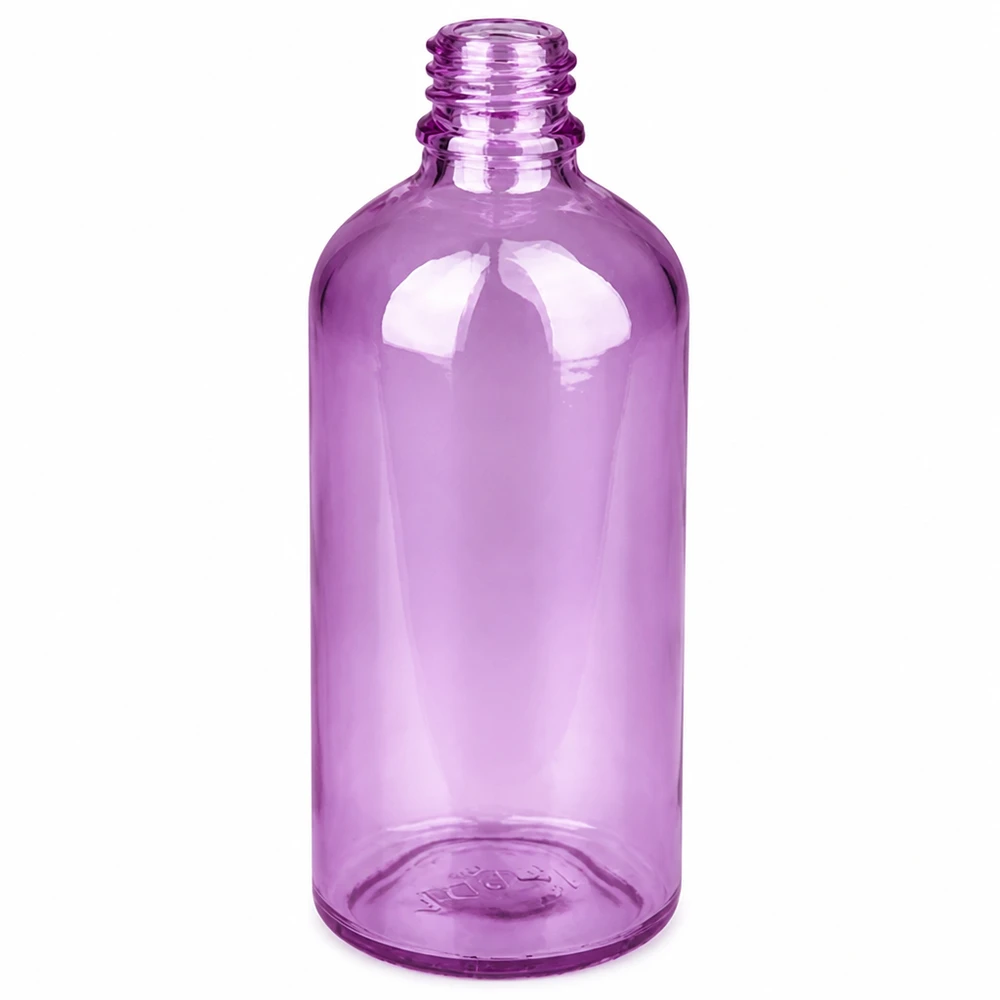 Frasco de spray nasal roxo de 100 ml feito de material PET com rosca padrão UT18 para aplicações médicas