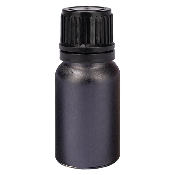 Frasco de 10ml (globule) 3mm anel de vazamento preto fecho inviolável BlackL. UT18/10
