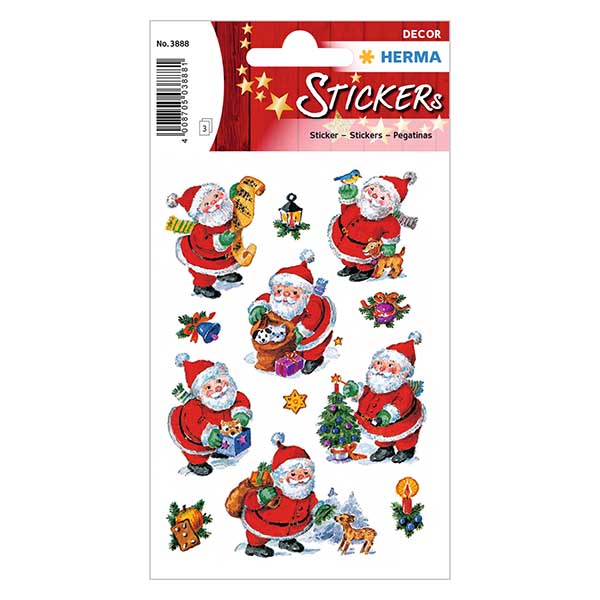 Autocolante "Pai Natal 2" (36 autocolantes) Autocolante "Pai Natal 2" (36 autocolantes)