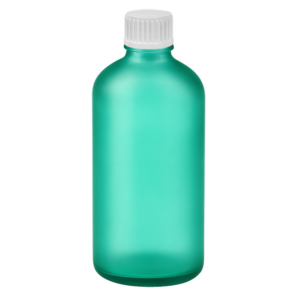 Frasco conta-gotas de 100ml 0,9mm branco com tampa standard GreenLine UT18/100