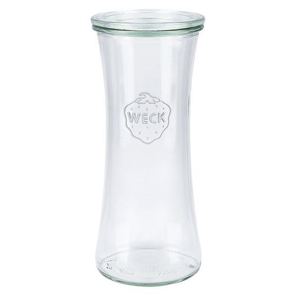 Frasco para charcutaria de 700ml com tampa de vidro WECK RR80
