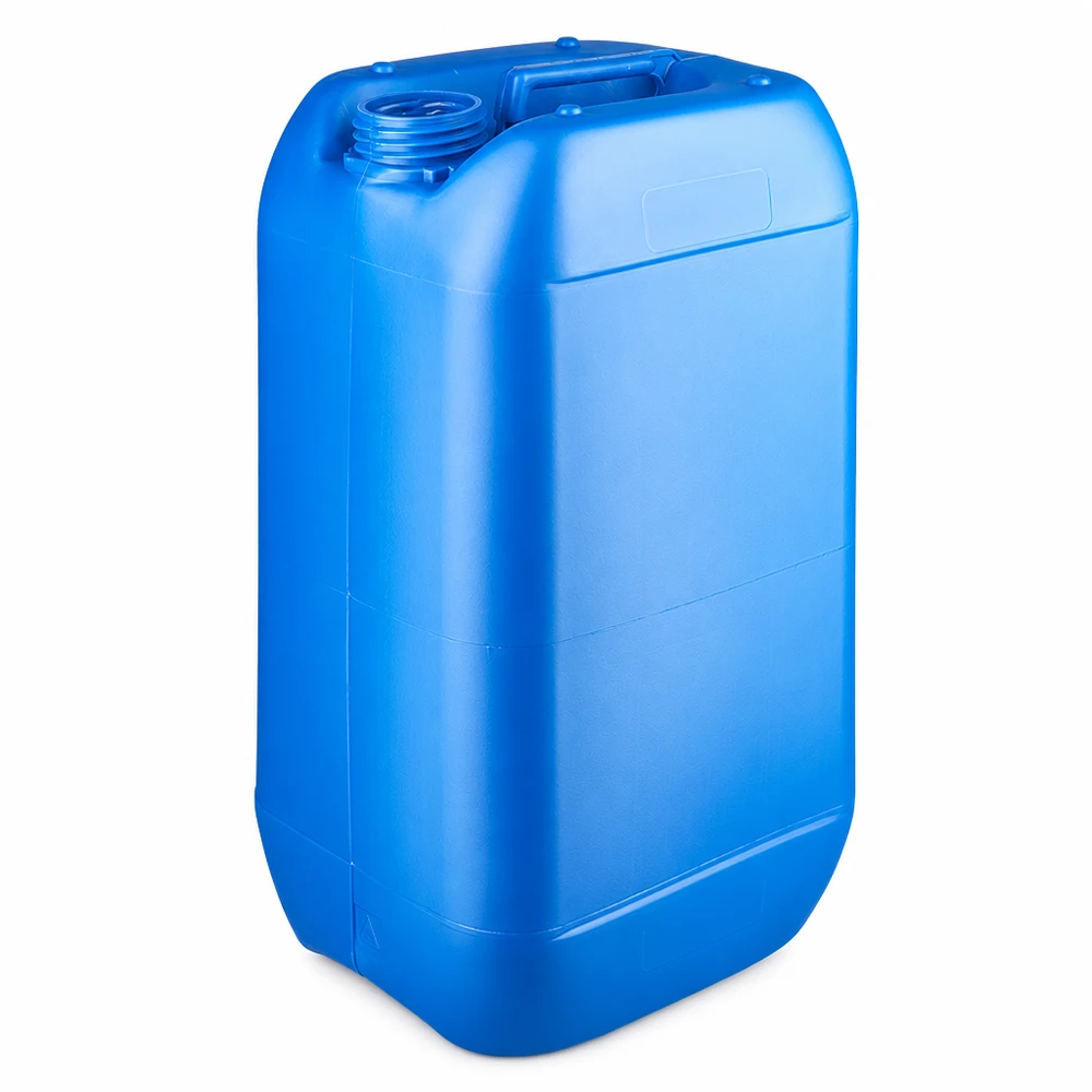 Bidão 15 litros azul sem tampa Bidão de plástico azul de 15 litros, sem tampa, em HDPE, para o armazenamento seguro de líquidos