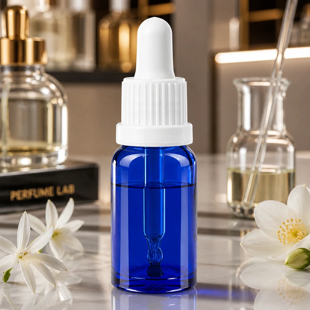 Frasco pipeta de 10ml branco com fecho inviolável BlueLine UT18/10