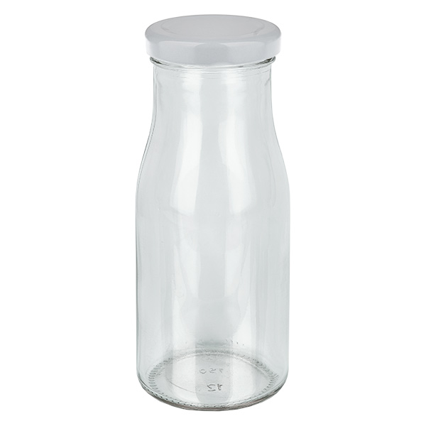 Frasco de 150 ml com tampa BasicSeal branco UNiTWIST