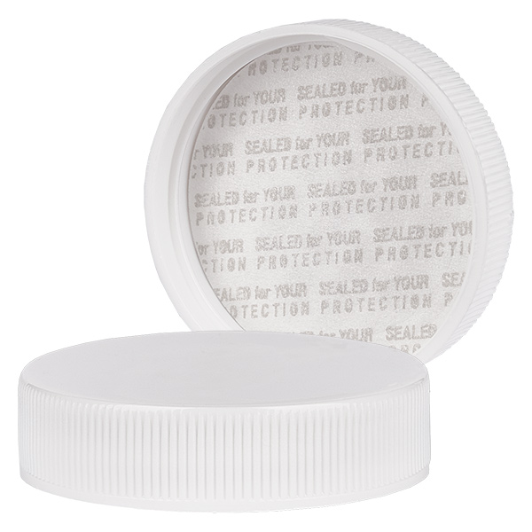 Tampa de rosca 38mm branca SFYP para Petpacker Tampa de rosca 38mm branca SFYP para Petpacker