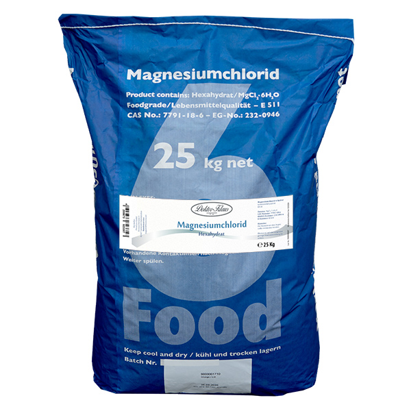 Cloreto de magnésio 25kg (E511) Doktor-Klaus Cloreto de magnésio 25kg (E511) Doktor-Klaus