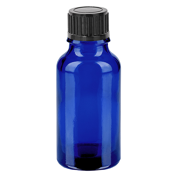 Frasco de 20ml 11mm tampa de rosca preta Standard BlueLine UT18/20
