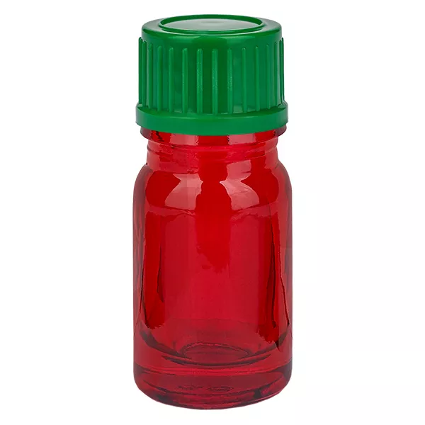 Frasco de 5 ml com tampa de rosca de 11 mm verde standard RedLine UT18/5 Frasco de 5 ml com tampa de rosca de 11 mm verde standard RedLine UT18/5