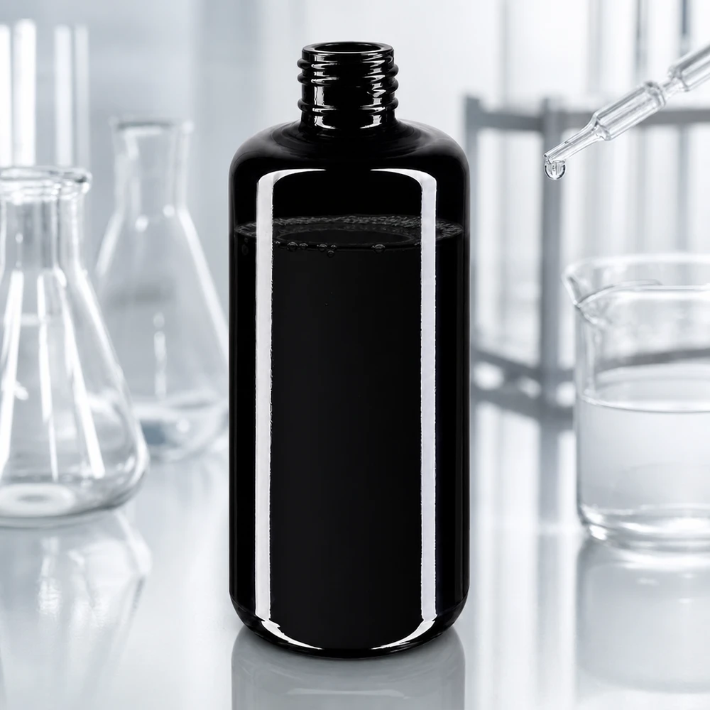 Frasco de vidro violeta 200ml 410/24 Frasco de cosméticos Draco de 200 ml de alta qualidade, fabricado em vidro violeta com proteção UV para uma óptima conservação do produto