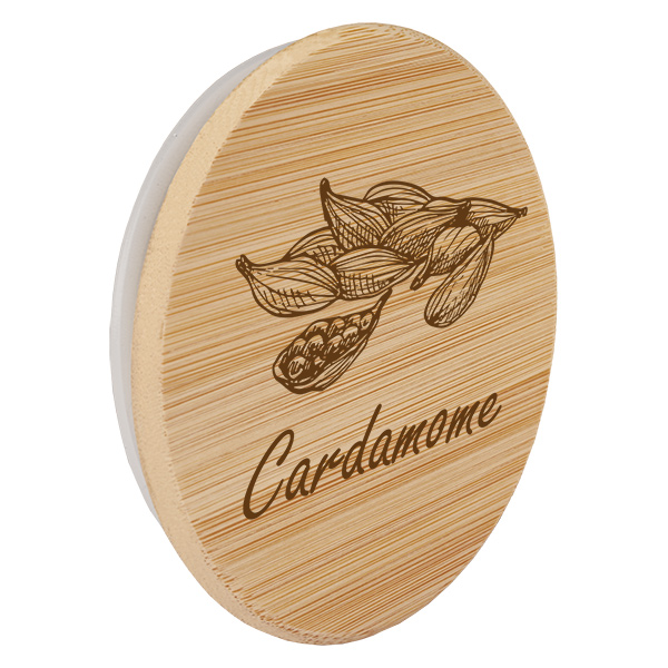 Advérbio em madeira "Cardamome" para WECK RR60 Advérbio em madeira "Cardamome" para WECK RR60