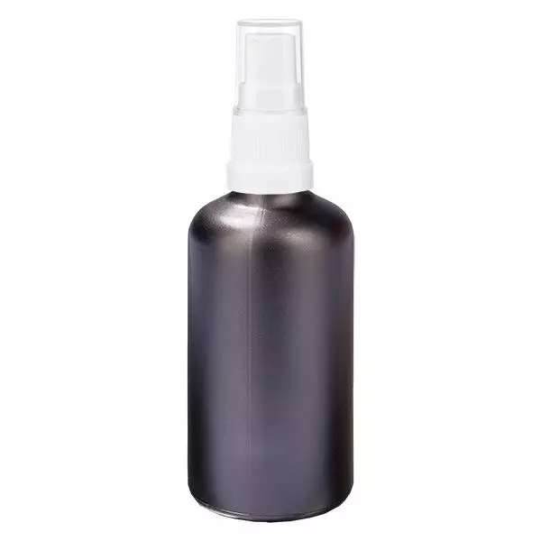 Frasco spray de 100ml com tampa branca BlackLine UT18/100 Frasco spray de 100ml com tampa branca BlackLine UT18/100