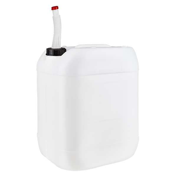 Bidão de 20 litros com tubo de saída Flex