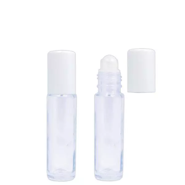 Deo Roller (roll-on) 10ml vidro transparente completo Deo Roller (roll-on) 10ml vidro transparente completo