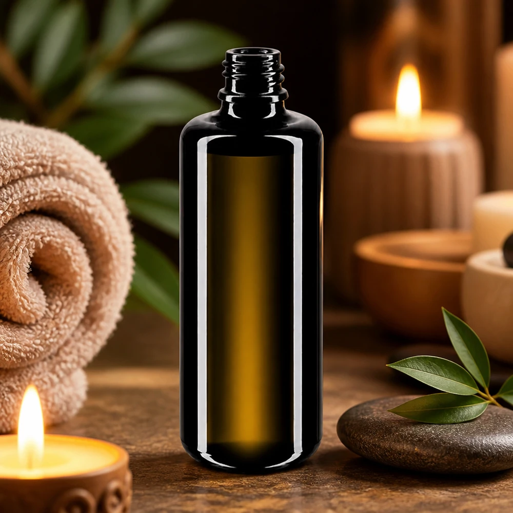 Frasco conta-gotas Orion de 50 ml em vidro violeta original da Miron para aromaterapia e remédios naturais