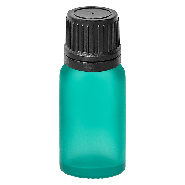 Frasco conta-gotas de 10 ml com tampa inviolável preta de 1 mm GreenL. UT18/10