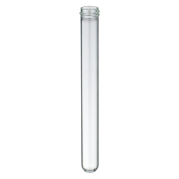 Tubo de cultura, transparente, com rosca GL18, 160x16 mm, feito de vidro KS Tubo de cultura, transparente, com rosca GL18, 160x16 mm, feito de vidro KS