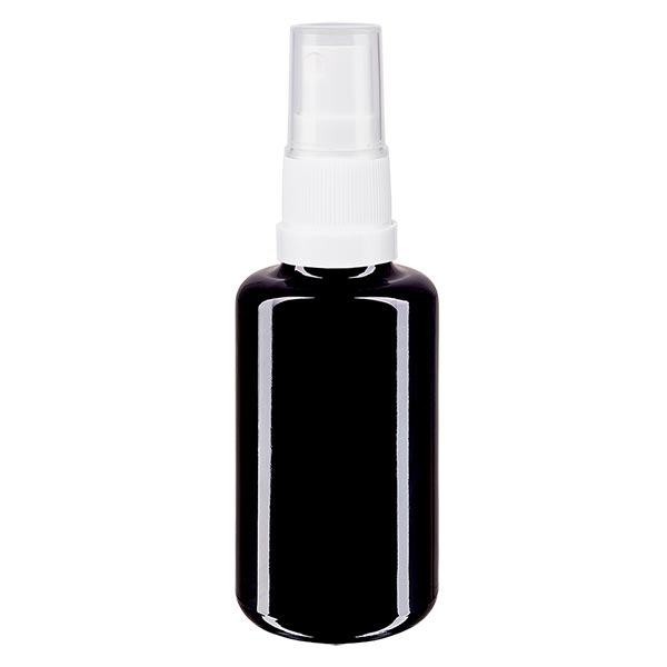 Frasco de farmácia violeta 30ml spray acessório branco Frasco de farmácia violeta 30ml spray acessório branco