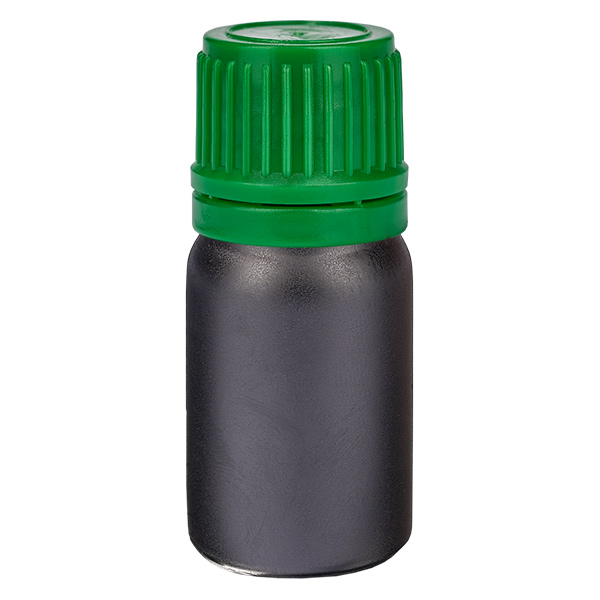 Frasco de 5ml 11mm com tampa de rosca verde padrão BlackLine UT18/5