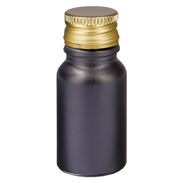 Frasco de 10ml com tampa de rosca de 11mm Alu-Go. Standard BlackLine UT18/10