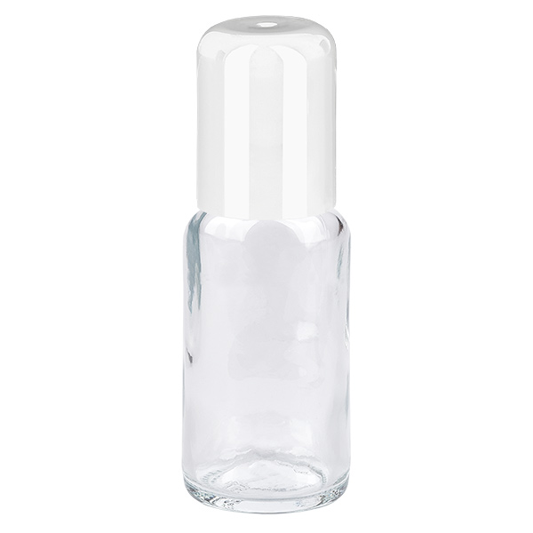 Frasco de 20 ml com tampa standard branca ClearLine UT18/20 Frasco de 20 ml com tampa standard branca ClearLine UT18/20