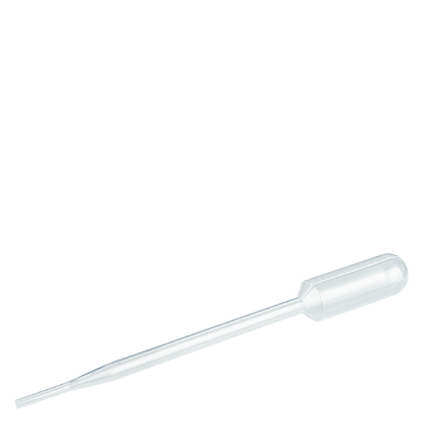 Pipeta de transferência de 6ml (152x15mm) sem graduação Pipeta de transferência de 6ml (152x15mm) sem graduação