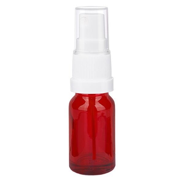 Frasco spray de 10ml com tampa branca RedLine UT18/10 UNiTWIST