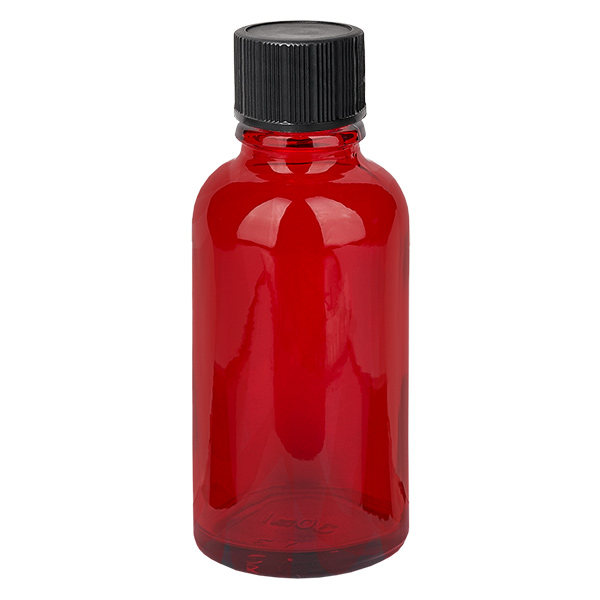 Frasco conta-gotas de 30 ml com tampa standard preta de 1 mm RedLine UT18/30