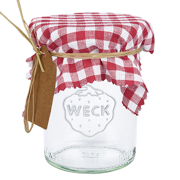 Cobertura para jóias em tecido xadrez bordeaux quadrado 12cm