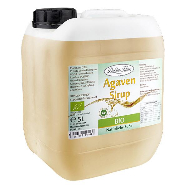 Xarope de agave biológico 5000ml Doktor-Klaus Xarope de agave biológico 5000ml Doktor-Klaus