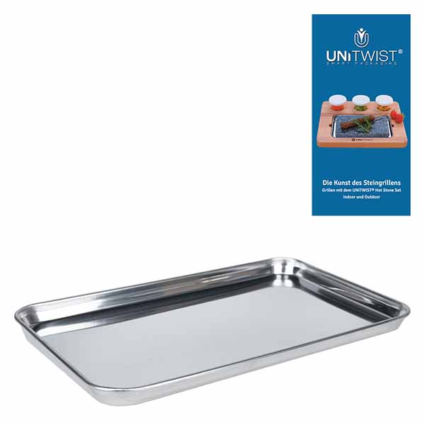 Tigela de aço inoxidável para conjuntos de pedras quentes UNiTWIST