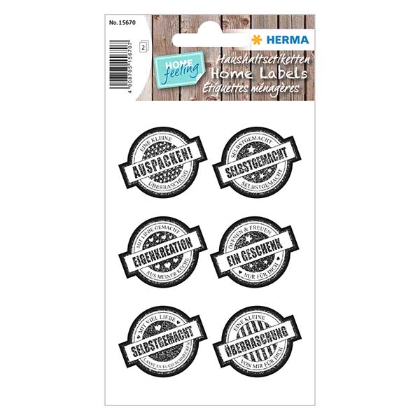 Autocolante "Prenda" (12 autocolantes com glitter) ø34mm