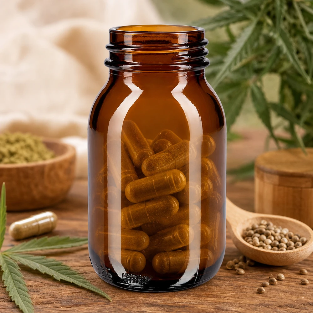 Frasco de 125 ml com gargalo largo em vidro âmbar Frasco de vidro âmbar com gargalo largo de 125 ml, ideal para extractos de ervas e remédios naturais