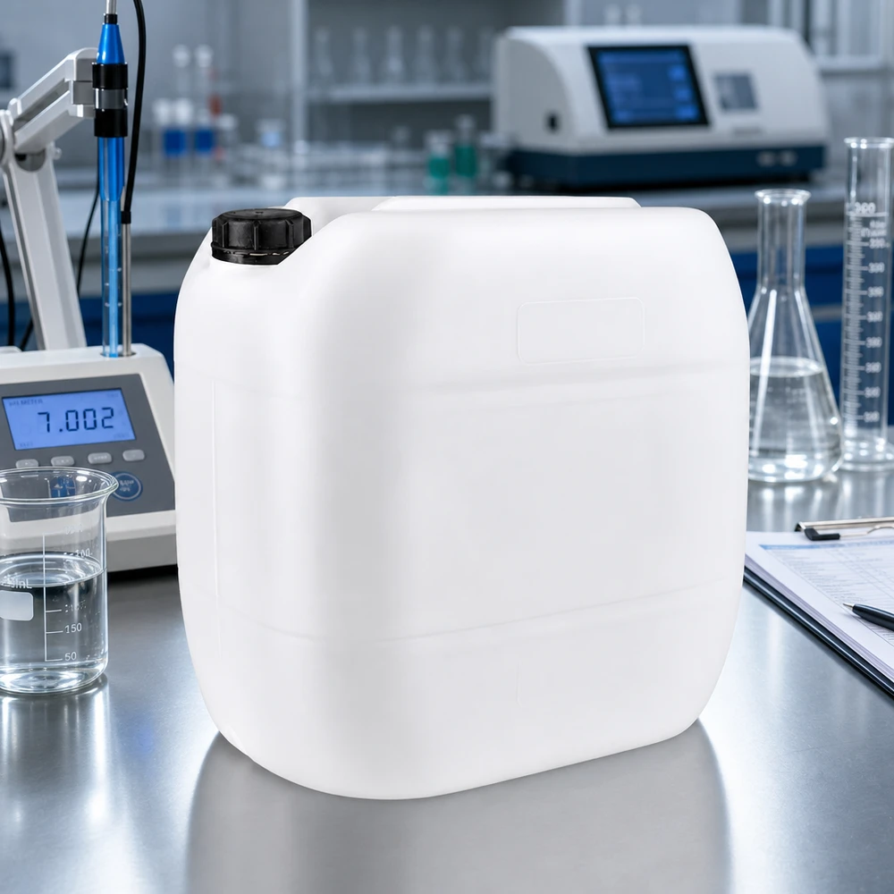 Bidão de 30 litros, adequado para uso alimentar, com tampa de rosca, para o armazenamento higiénico de líquidos